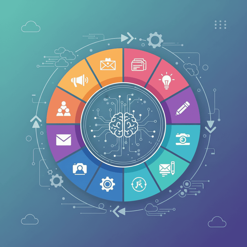 Sisältökalenterin suunnittelu: Visuaalinen esimerkki tehokkaasta sisältökalenterista, joka sisältää päivämäärät, aiheet ja sisältömuodot.