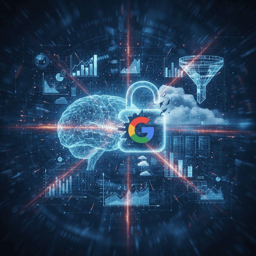 A dashboard showcasing key Google Analytics metrics, highlighting advanced strategies like cohort analysis and custom reports.